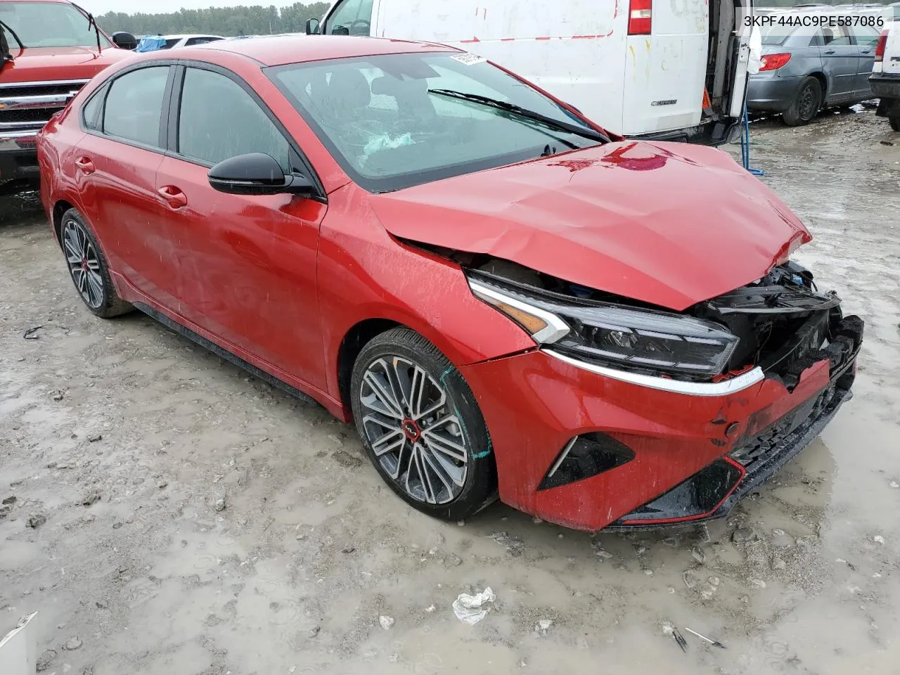 2023 Kia Forte Gt VIN: 3KPF44AC9PE587086 Lot: 59079194