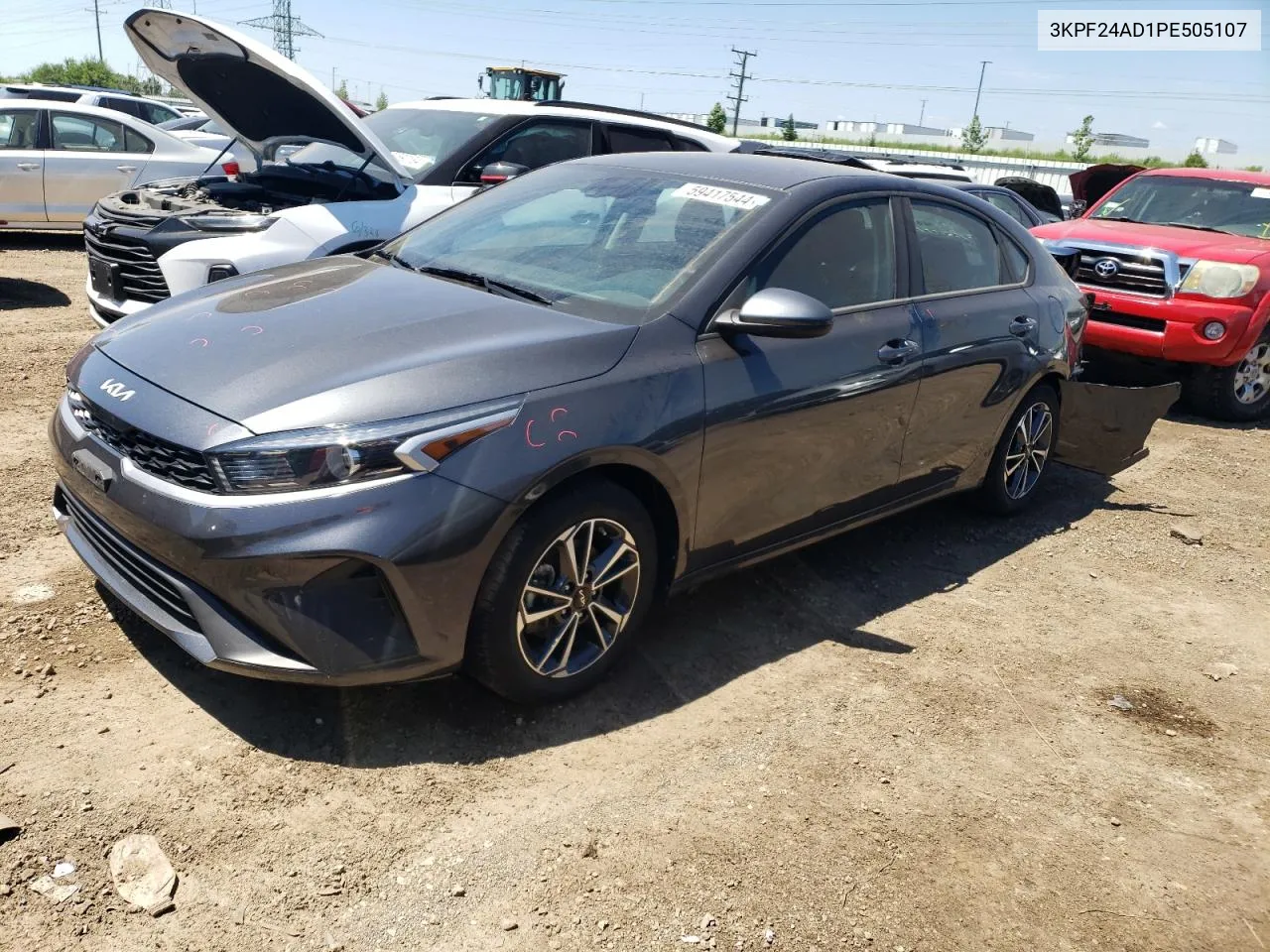 2023 Kia Forte Lx VIN: 3KPF24AD1PE505107 Lot: 59417544