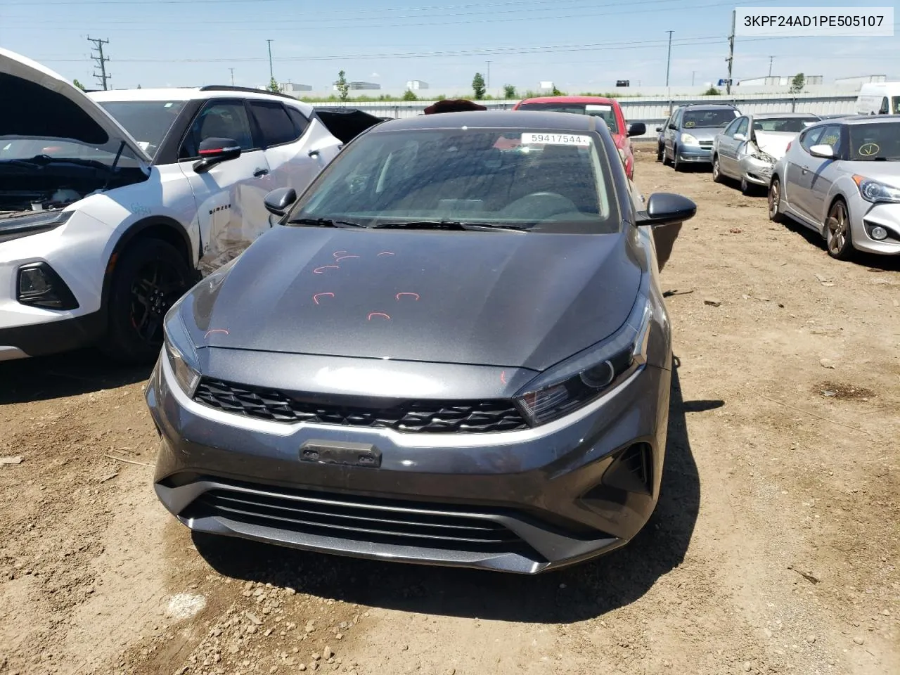 2023 Kia Forte Lx VIN: 3KPF24AD1PE505107 Lot: 59417544