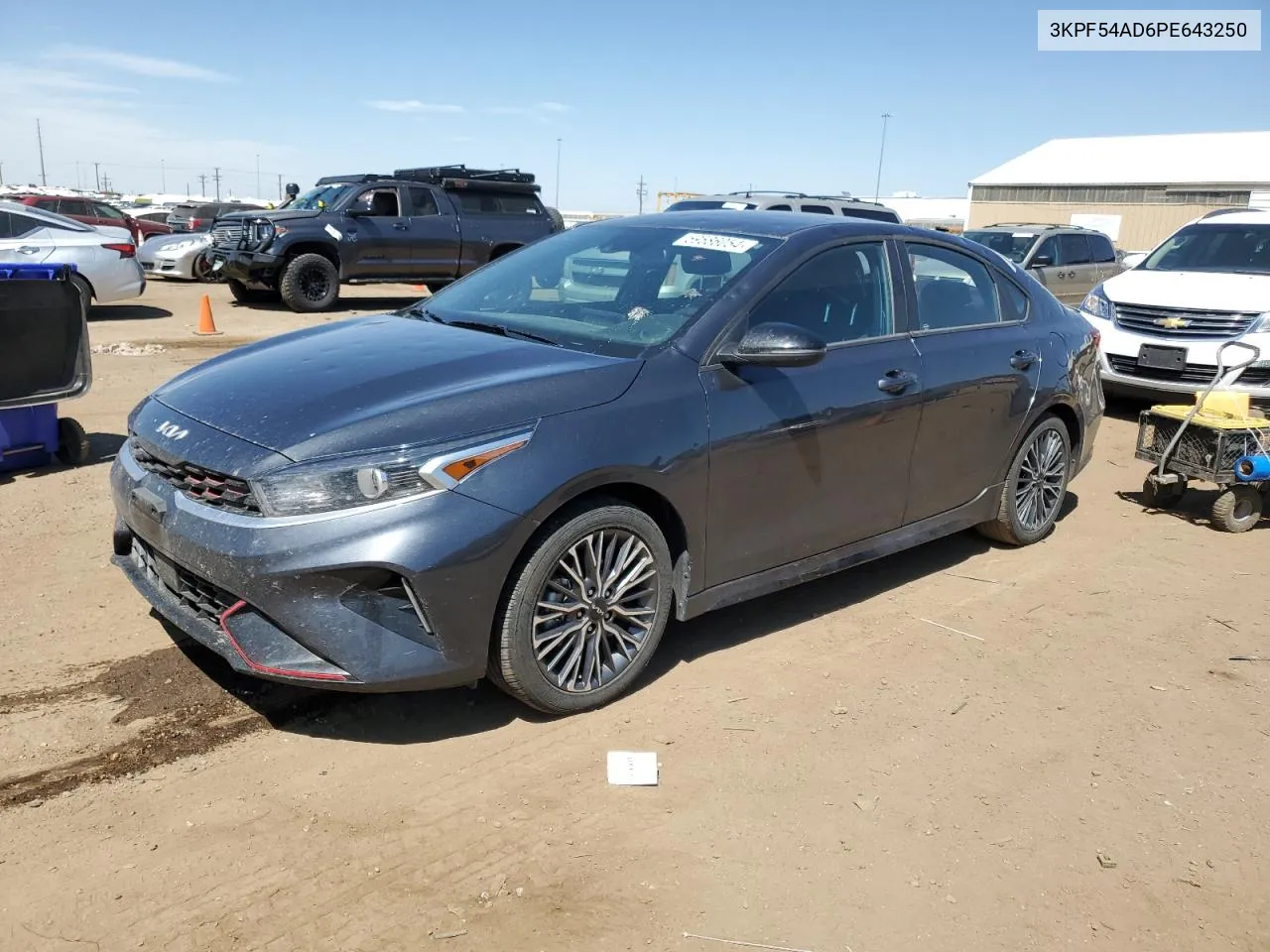 2023 Kia Forte Gt Line VIN: 3KPF54AD6PE643250 Lot: 59586054