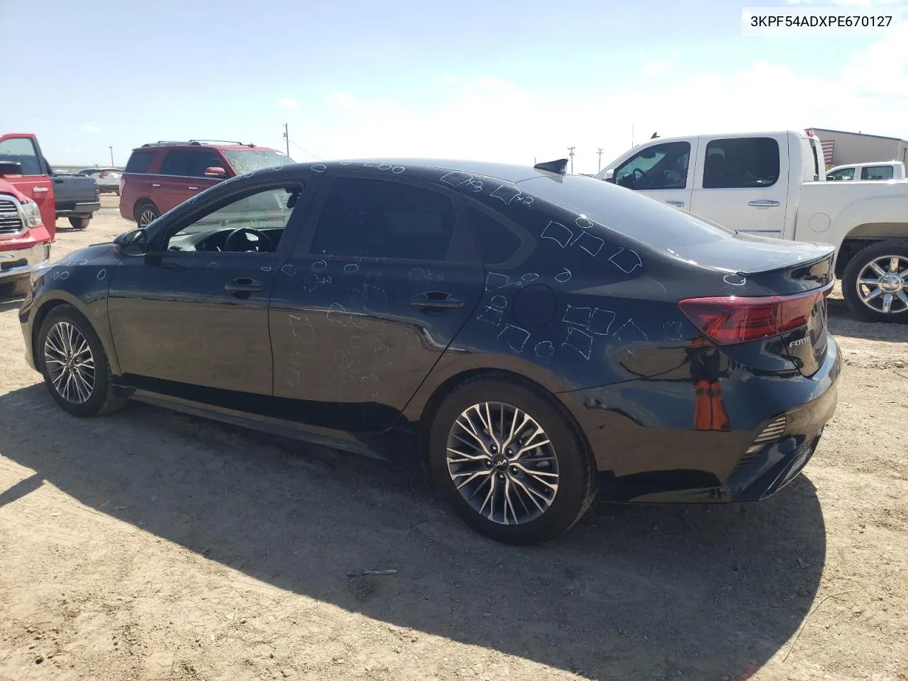 2023 Kia Forte Gt Line VIN: 3KPF54ADXPE670127 Lot: 60752664