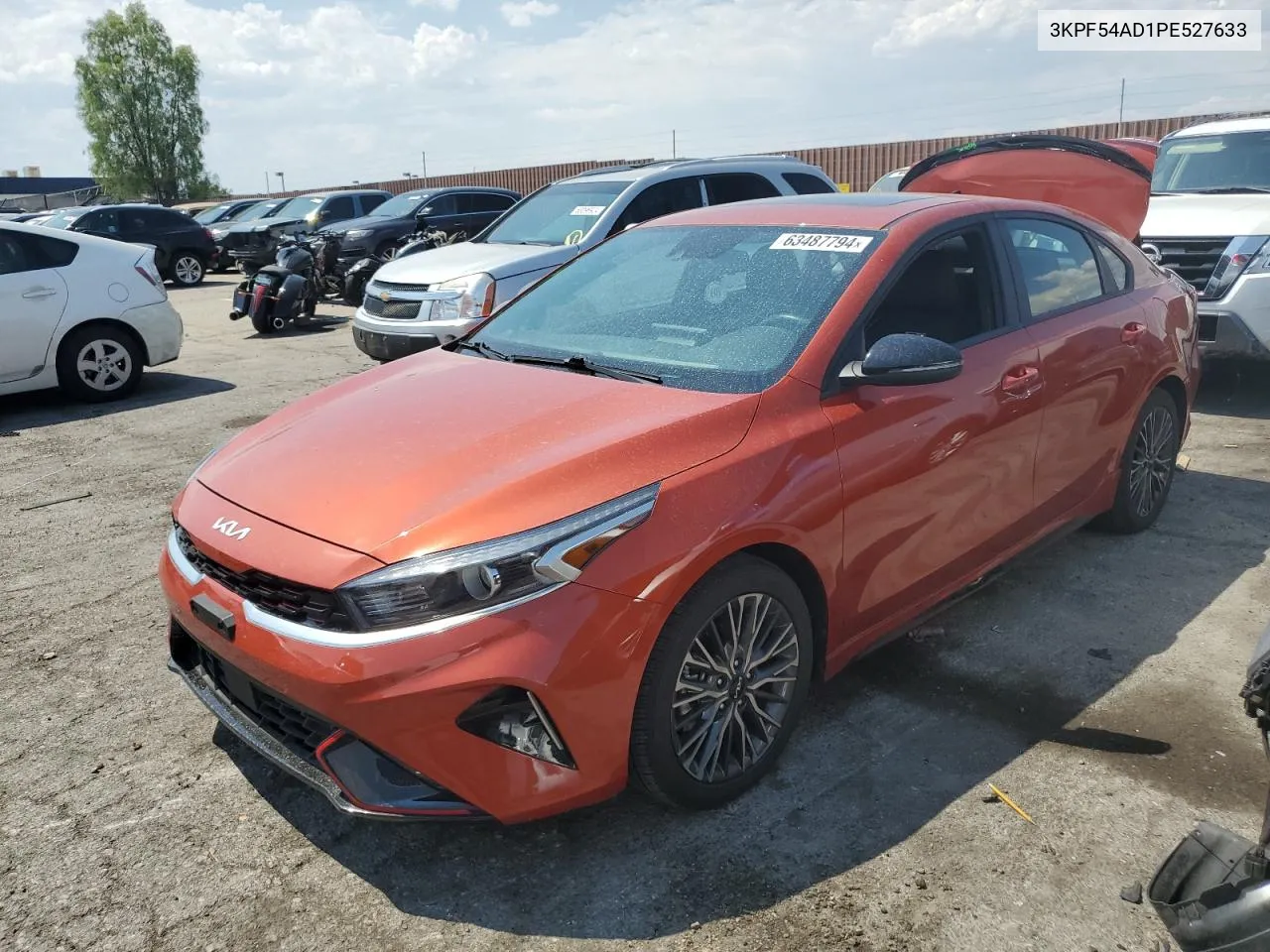 2023 Kia Forte Gt Line VIN: 3KPF54AD1PE527633 Lot: 63487794