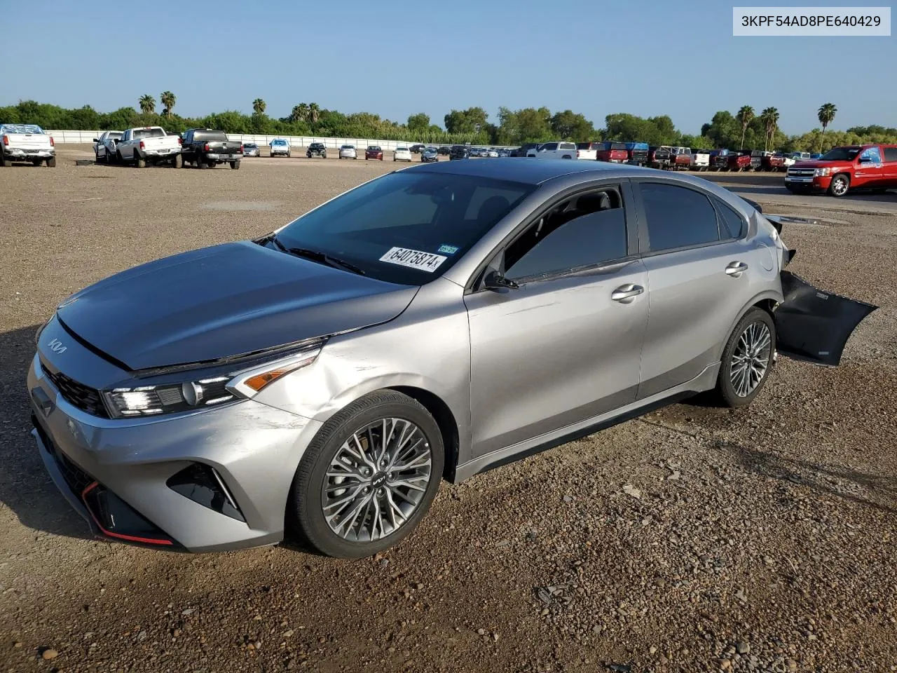 2023 Kia Forte Gt Line VIN: 3KPF54AD8PE640429 Lot: 64075874