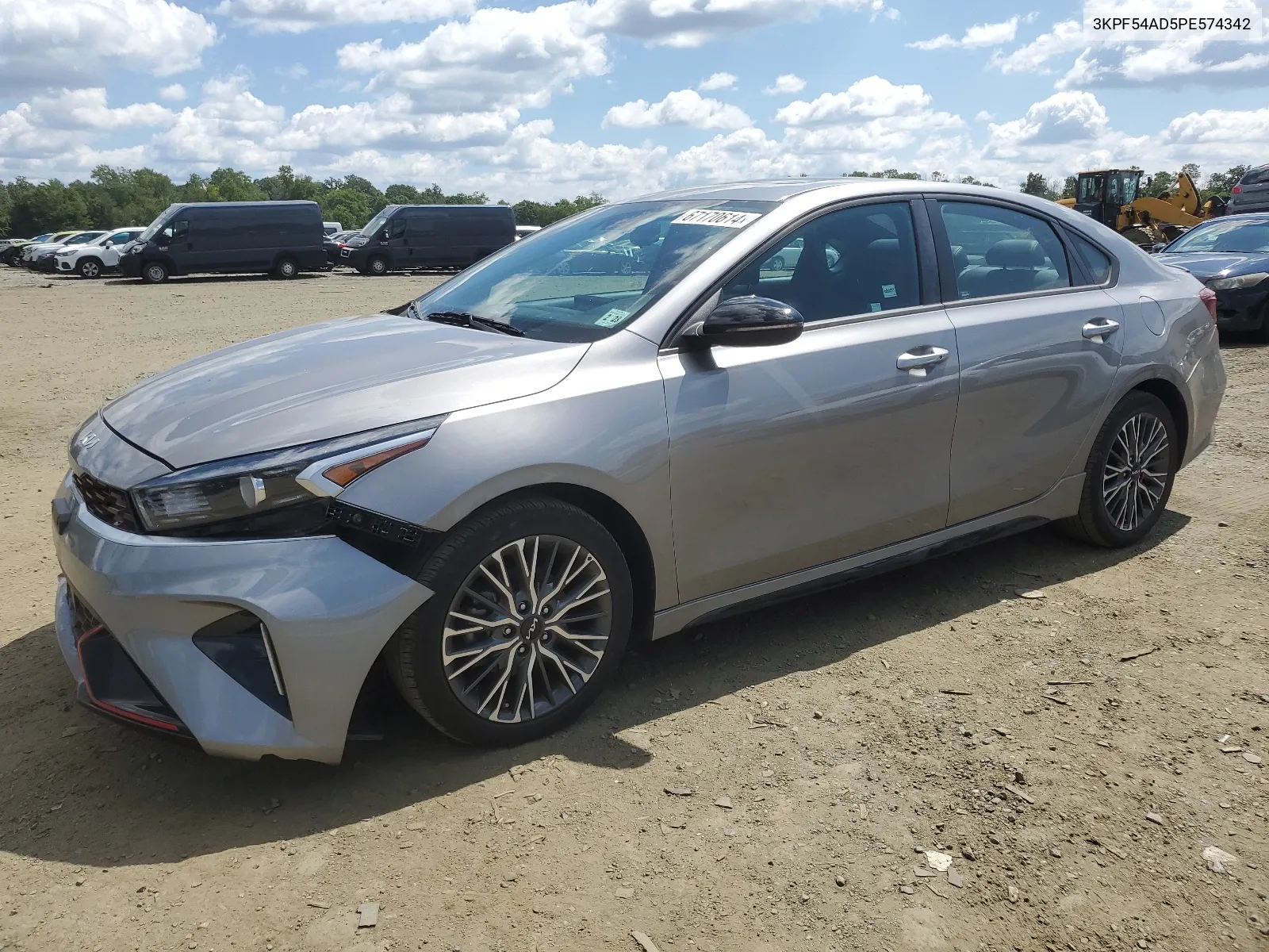 2023 Kia Forte Gt Line VIN: 3KPF54AD5PE574342 Lot: 67170614