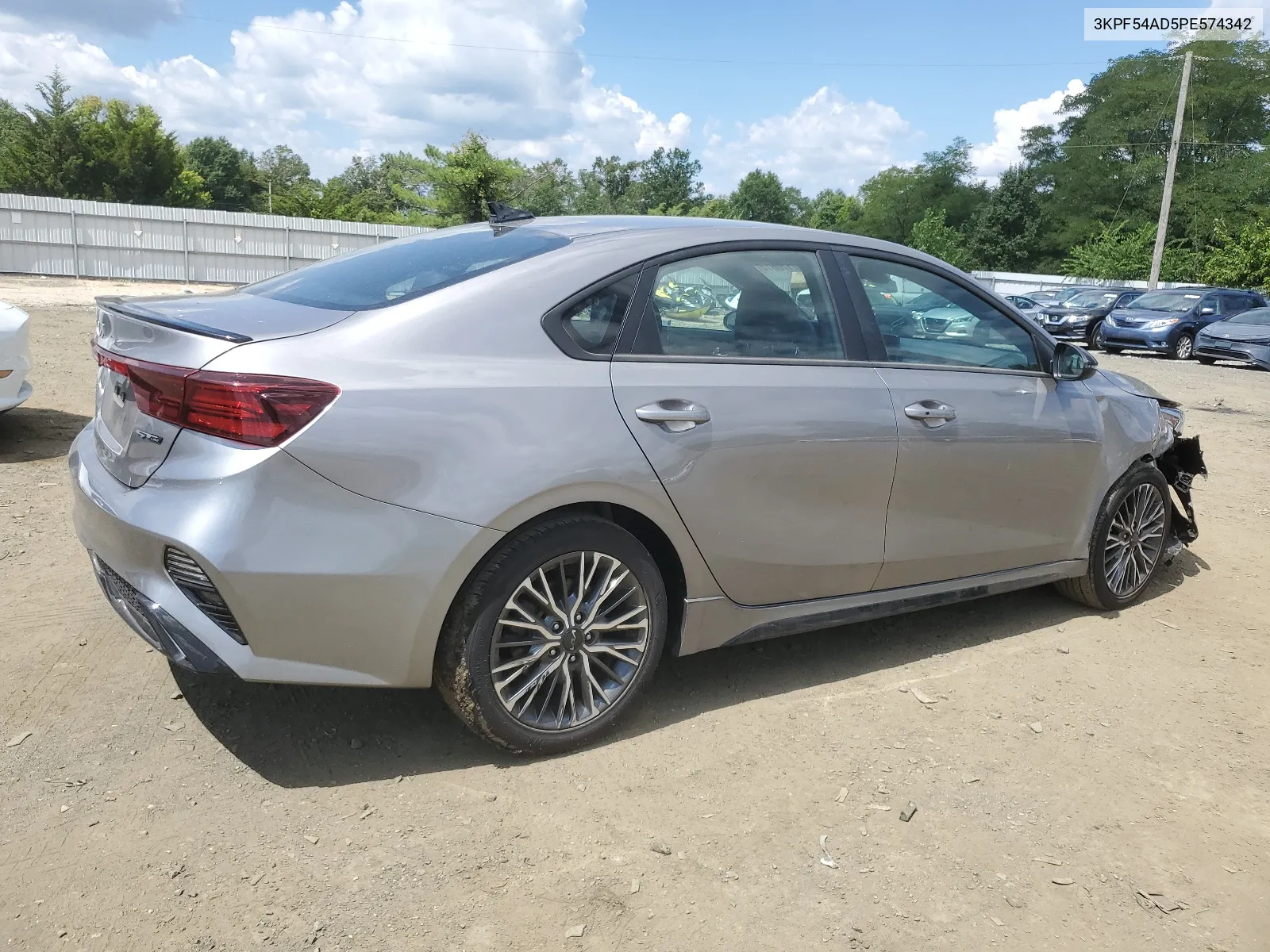 2023 Kia Forte Gt Line VIN: 3KPF54AD5PE574342 Lot: 67170614