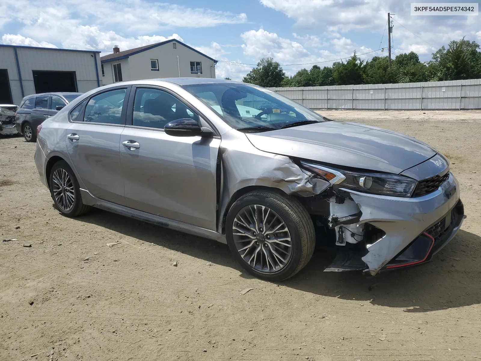 2023 Kia Forte Gt Line VIN: 3KPF54AD5PE574342 Lot: 67170614