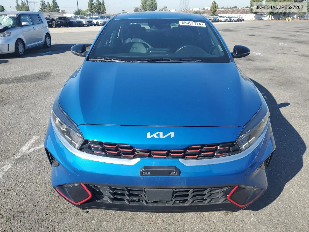 2023 Kia Forte Gt Line VIN: 3KPF54AD2PE527267 Lot: 68057774