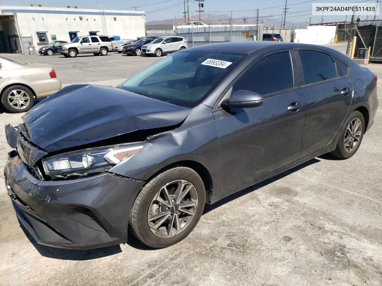 2023 Kia Forte Lx VIN: 3KPF24AD4PE511435 Lot: 68893284