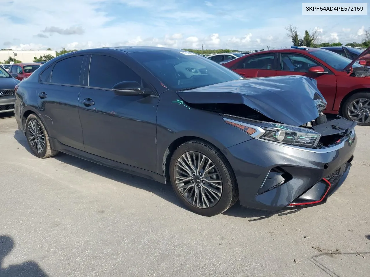 2023 Kia Forte Gt Line VIN: 3KPF54AD4PE572159 Lot: 69198054