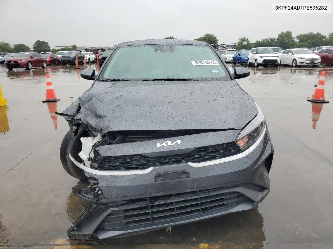 2023 Kia Forte Lx VIN: 3KPF24AD1PE596282 Lot: 69675524