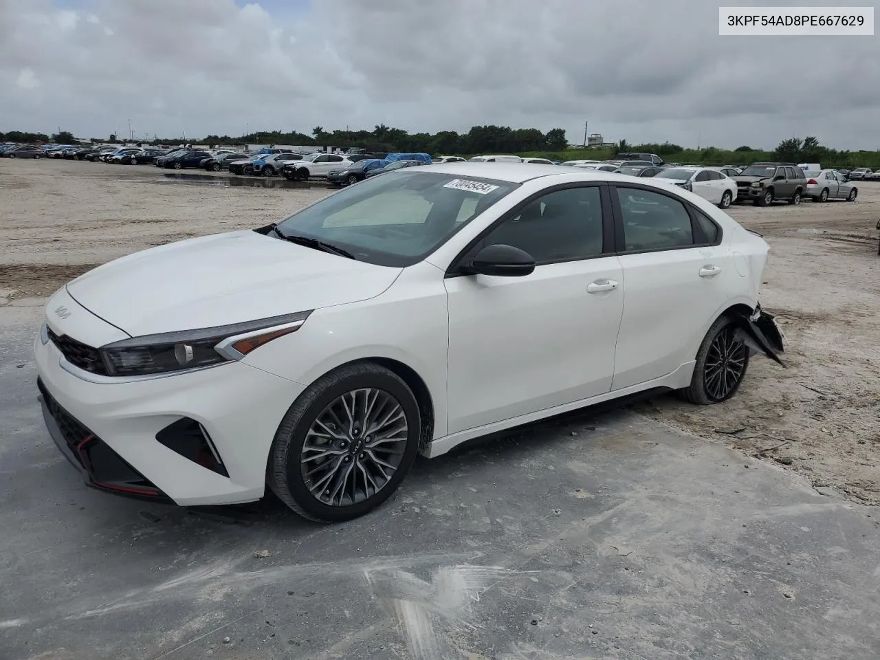 2023 Kia Forte Gt Line VIN: 3KPF54AD8PE667629 Lot: 70045454