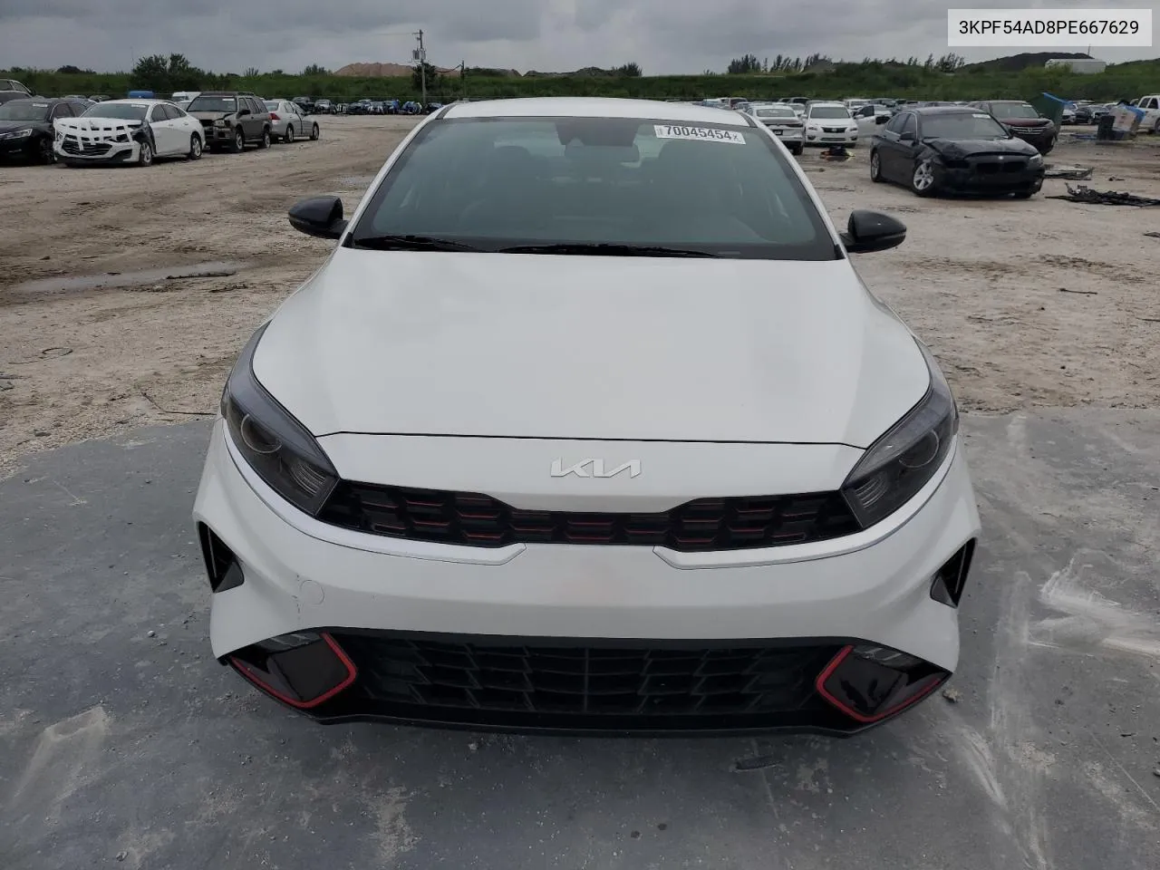 2023 Kia Forte Gt Line VIN: 3KPF54AD8PE667629 Lot: 70045454