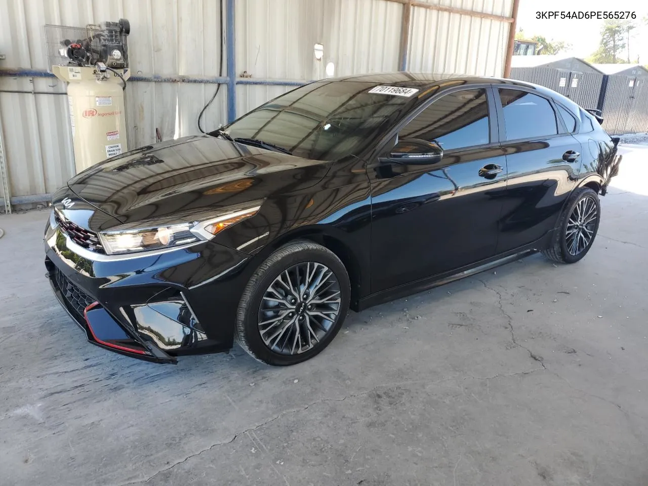 2023 Kia Forte Gt Line VIN: 3KPF54AD6PE565276 Lot: 70119684