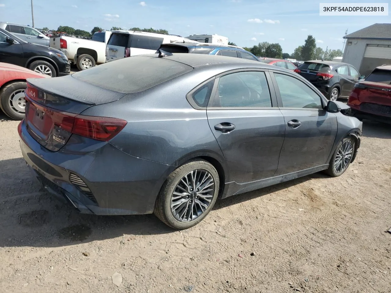 2023 Kia Forte Gt Line VIN: 3KPF54AD0PE623818 Lot: 70181204