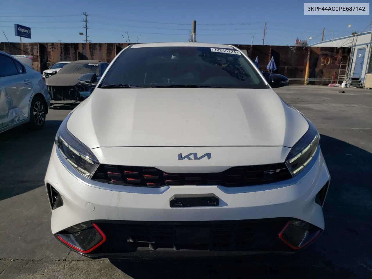 2023 Kia Forte Gt VIN: 3KPF44AC0PE687142 Lot: 70245124