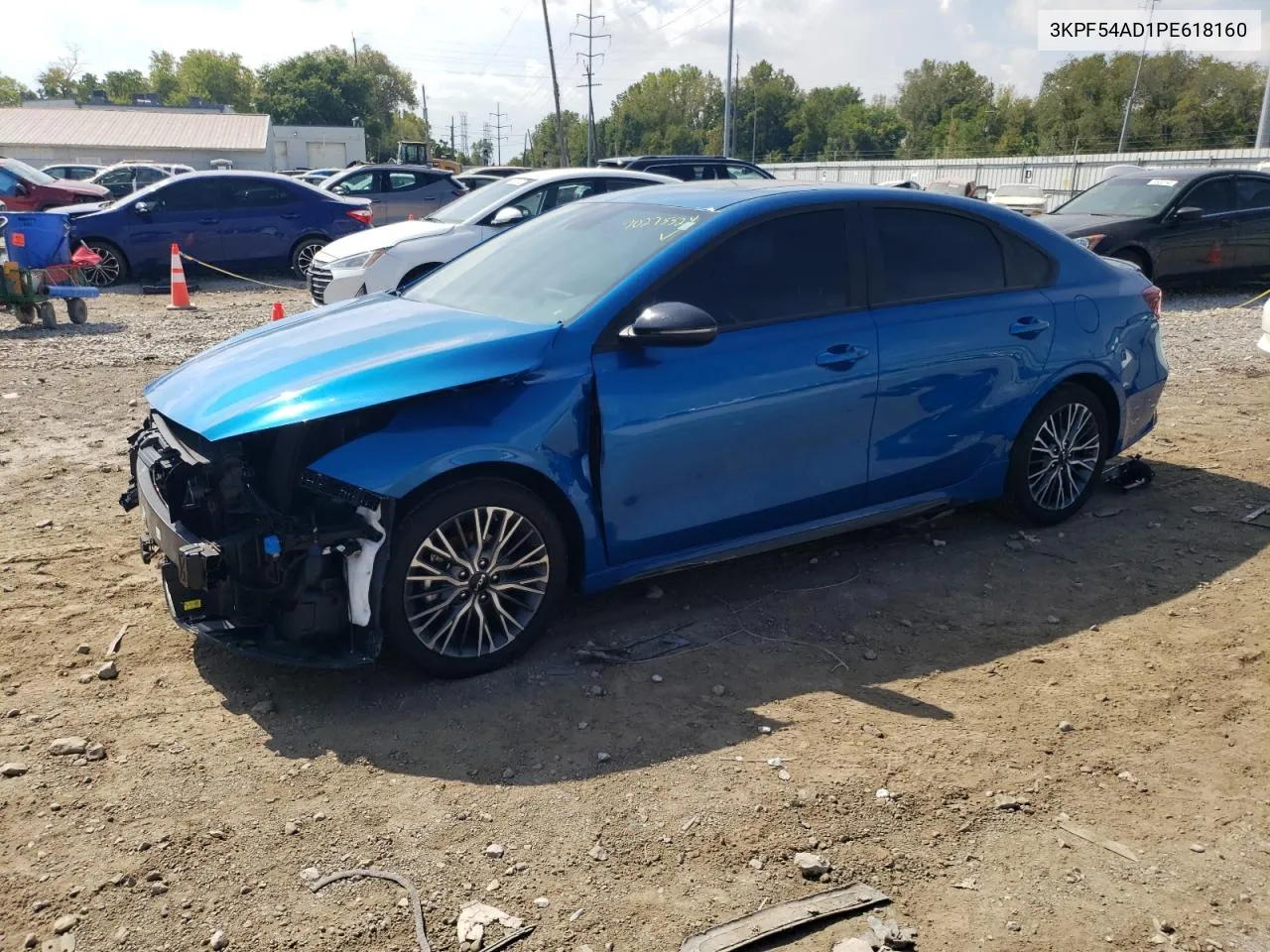 2023 Kia Forte Gt Line VIN: 3KPF54AD1PE618160 Lot: 70275524