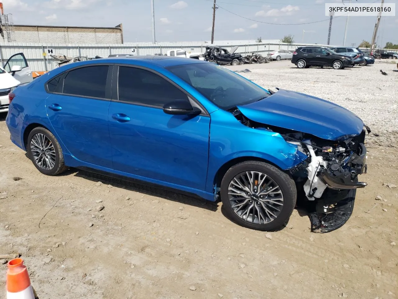 2023 Kia Forte Gt Line VIN: 3KPF54AD1PE618160 Lot: 70275524