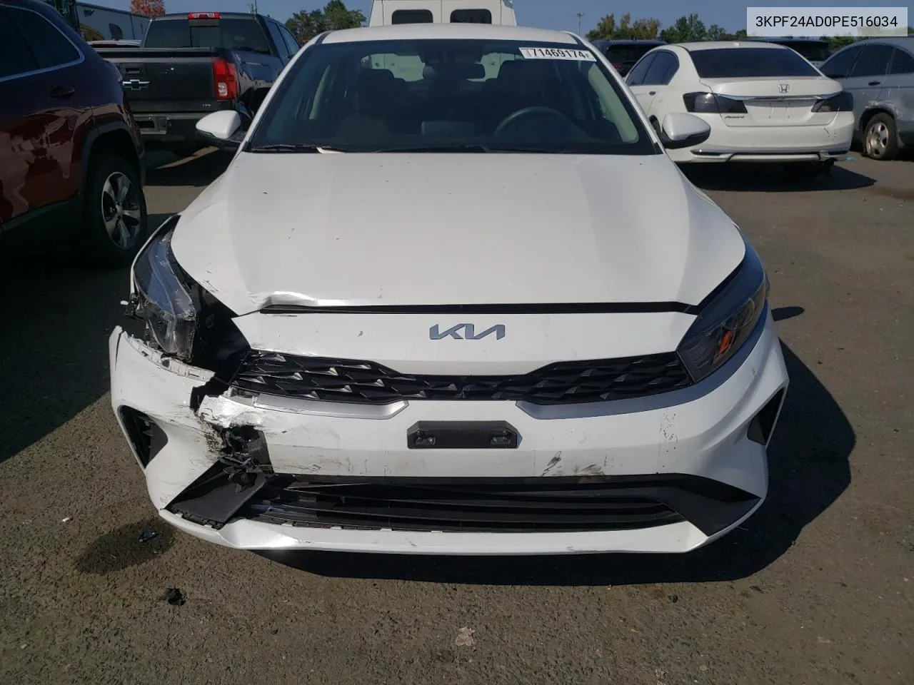 2023 Kia Forte Lx VIN: 3KPF24AD0PE516034 Lot: 71469174