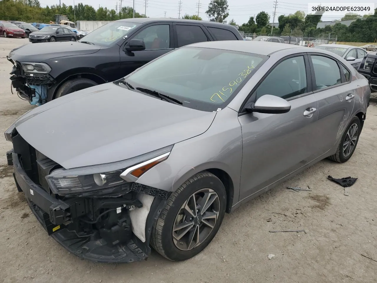 2023 Kia Forte Lx VIN: 3KPF24AD0PE623049 Lot: 71590384