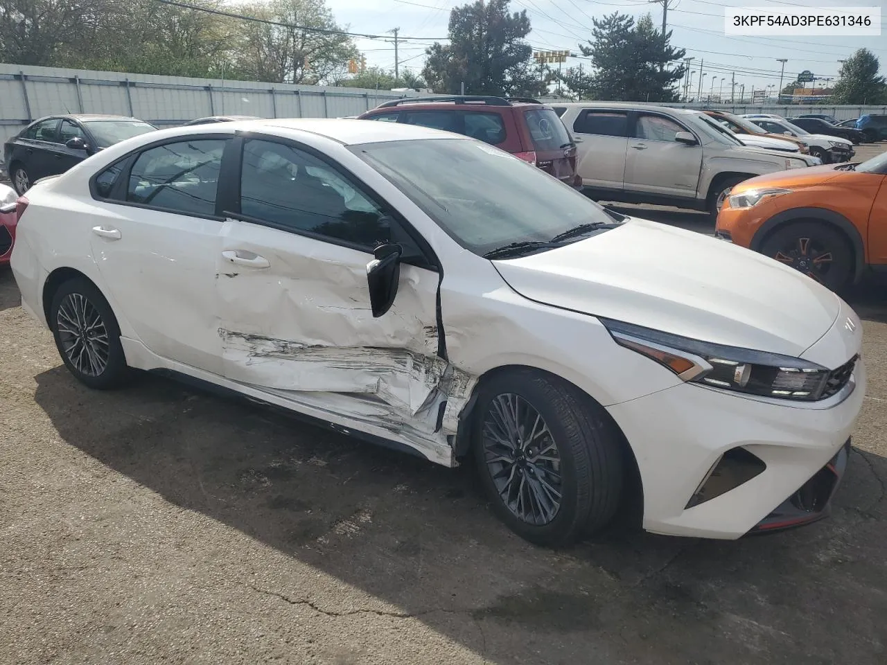 2023 Kia Forte Gt Line VIN: 3KPF54AD3PE631346 Lot: 71593894