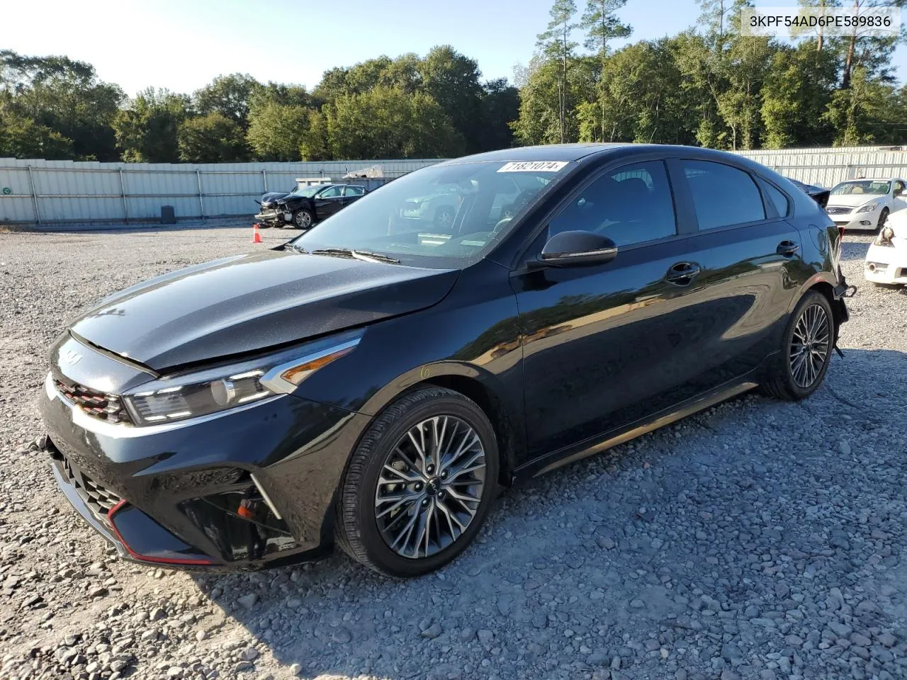 2023 Kia Forte Gt Line VIN: 3KPF54AD6PE589836 Lot: 71821074