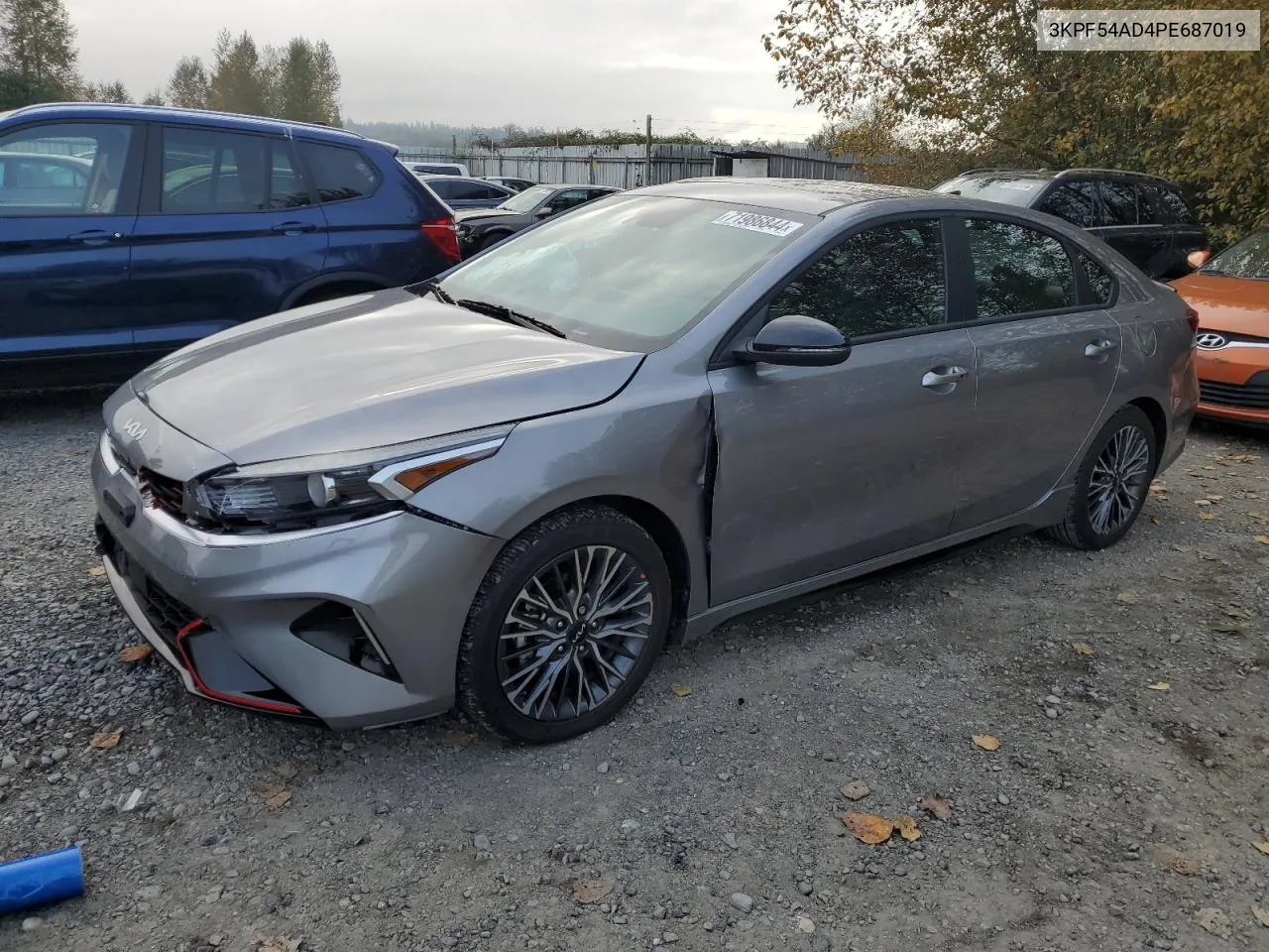 2023 Kia Forte Gt Line VIN: 3KPF54AD4PE687019 Lot: 71986844