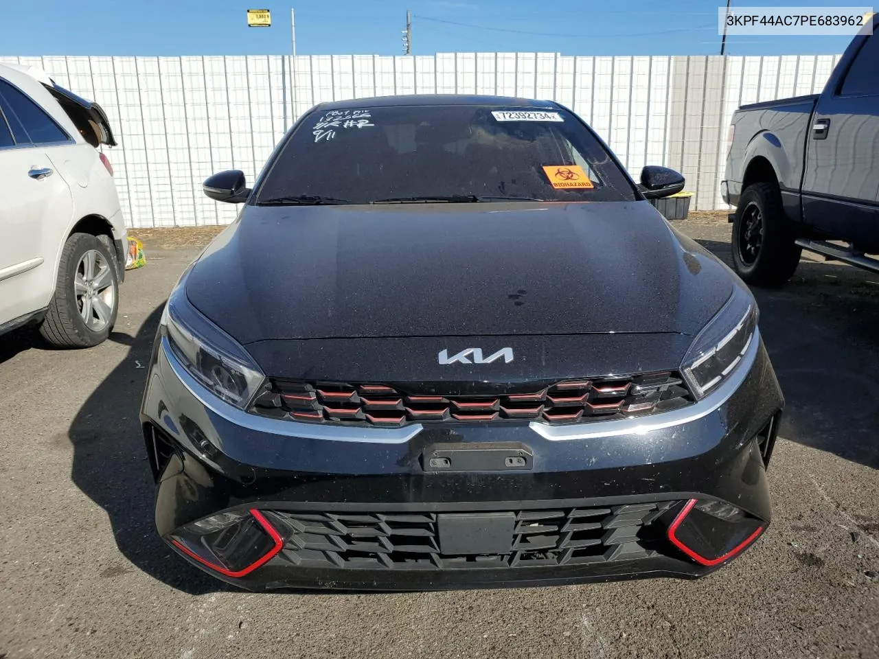 2023 Kia Forte Gt VIN: 3KPF44AC7PE683962 Lot: 72392734