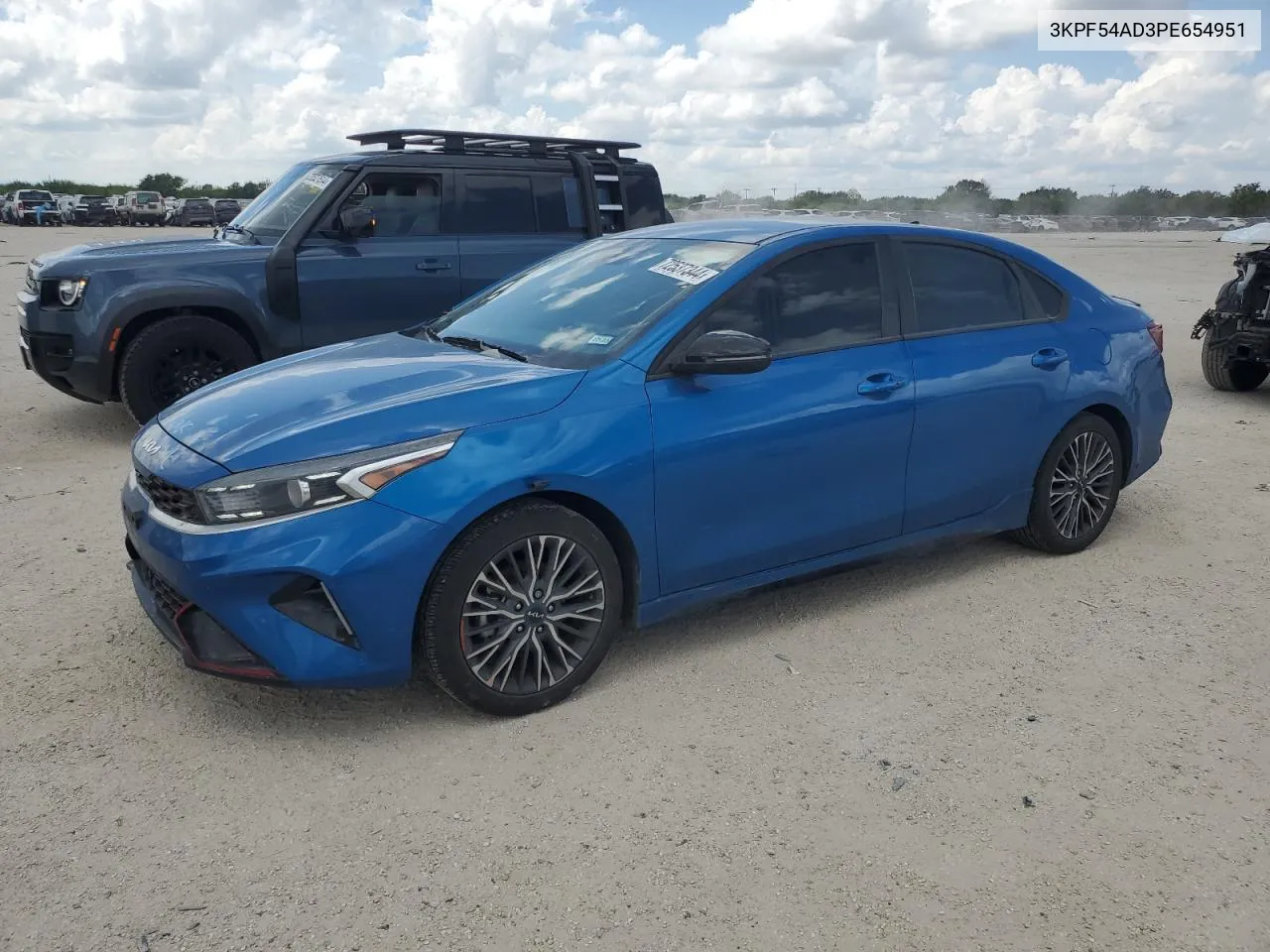 2023 Kia Forte Gt Line VIN: 3KPF54AD3PE654951 Lot: 72537344