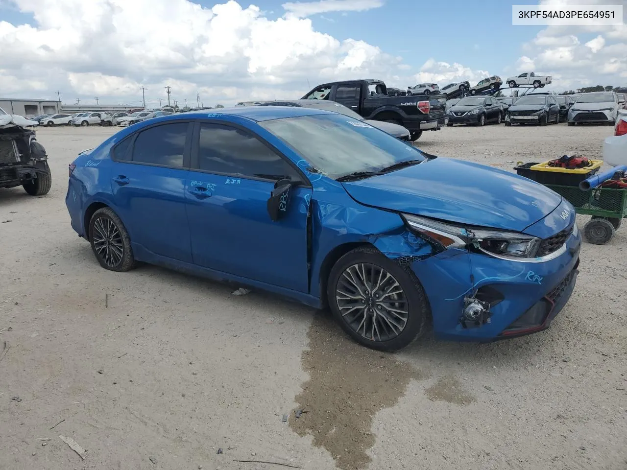 2023 Kia Forte Gt Line VIN: 3KPF54AD3PE654951 Lot: 72537344