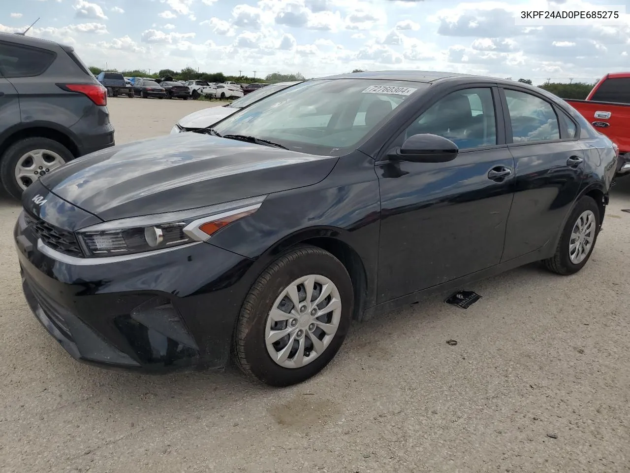 2023 Kia Forte Lx VIN: 3KPF24AD0PE685275 Lot: 72760304