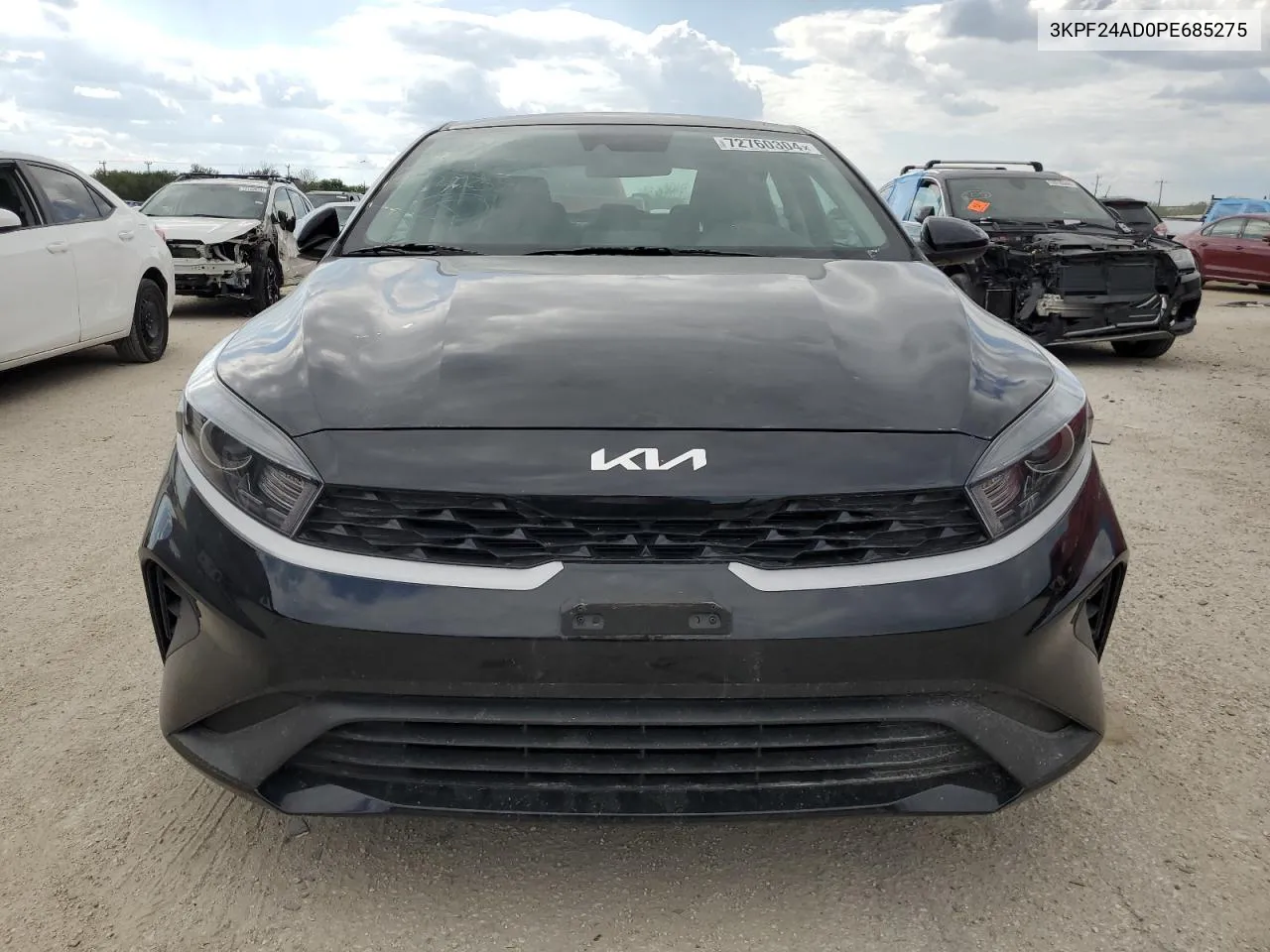 2023 Kia Forte Lx VIN: 3KPF24AD0PE685275 Lot: 72760304