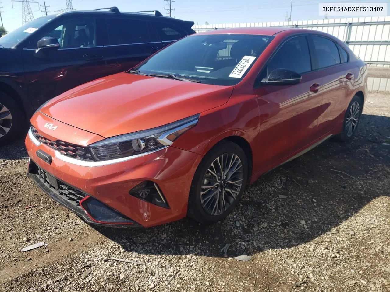 2023 Kia Forte Gt Line VIN: 3KPF54ADXPE513407 Lot: 72893794