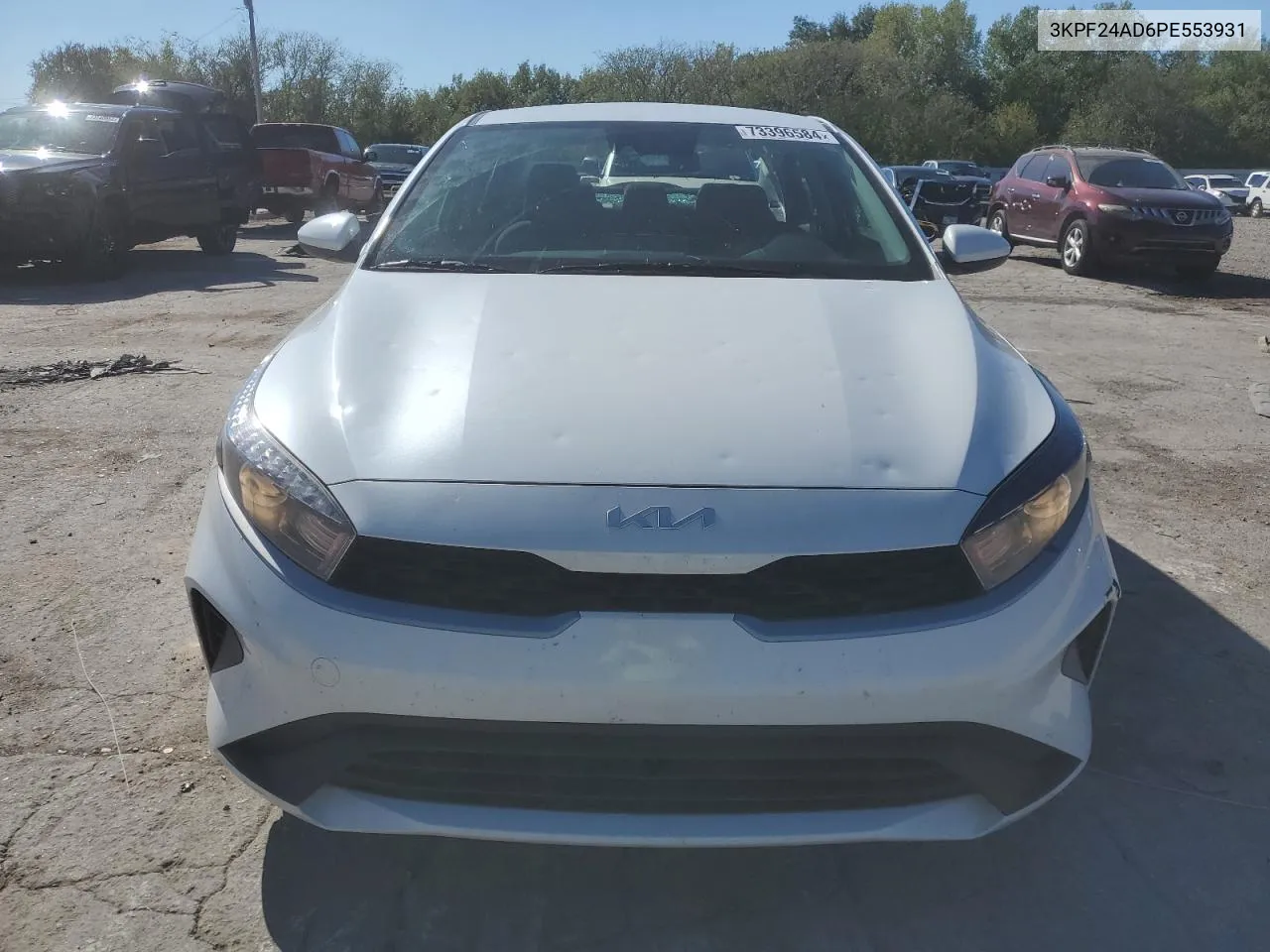 2023 Kia Forte Lx VIN: 3KPF24AD6PE553931 Lot: 73396584