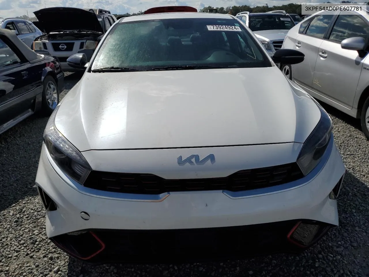 2023 Kia Forte Gt Line VIN: 3KPF54AD0PE607781 Lot: 73924924