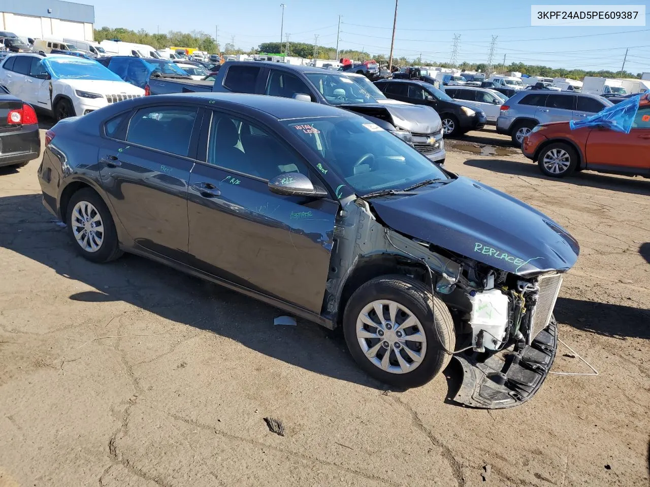 2023 Kia Forte Lx VIN: 3KPF24AD5PE609387 Lot: 73952344