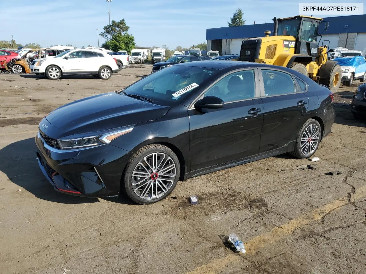 2023 Kia Forte Gt VIN: 3KPF44AC7PE518171 Lot: 74110024