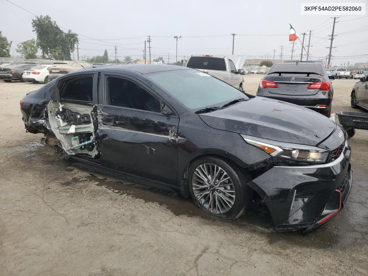 2023 Kia Forte Gt Line VIN: 3KPF54AD2PE582060 Lot: 75310114