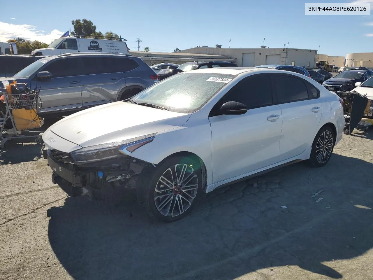 2023 Kia Forte Gt VIN: 3KPF44AC8PE620126 Lot: 75527384