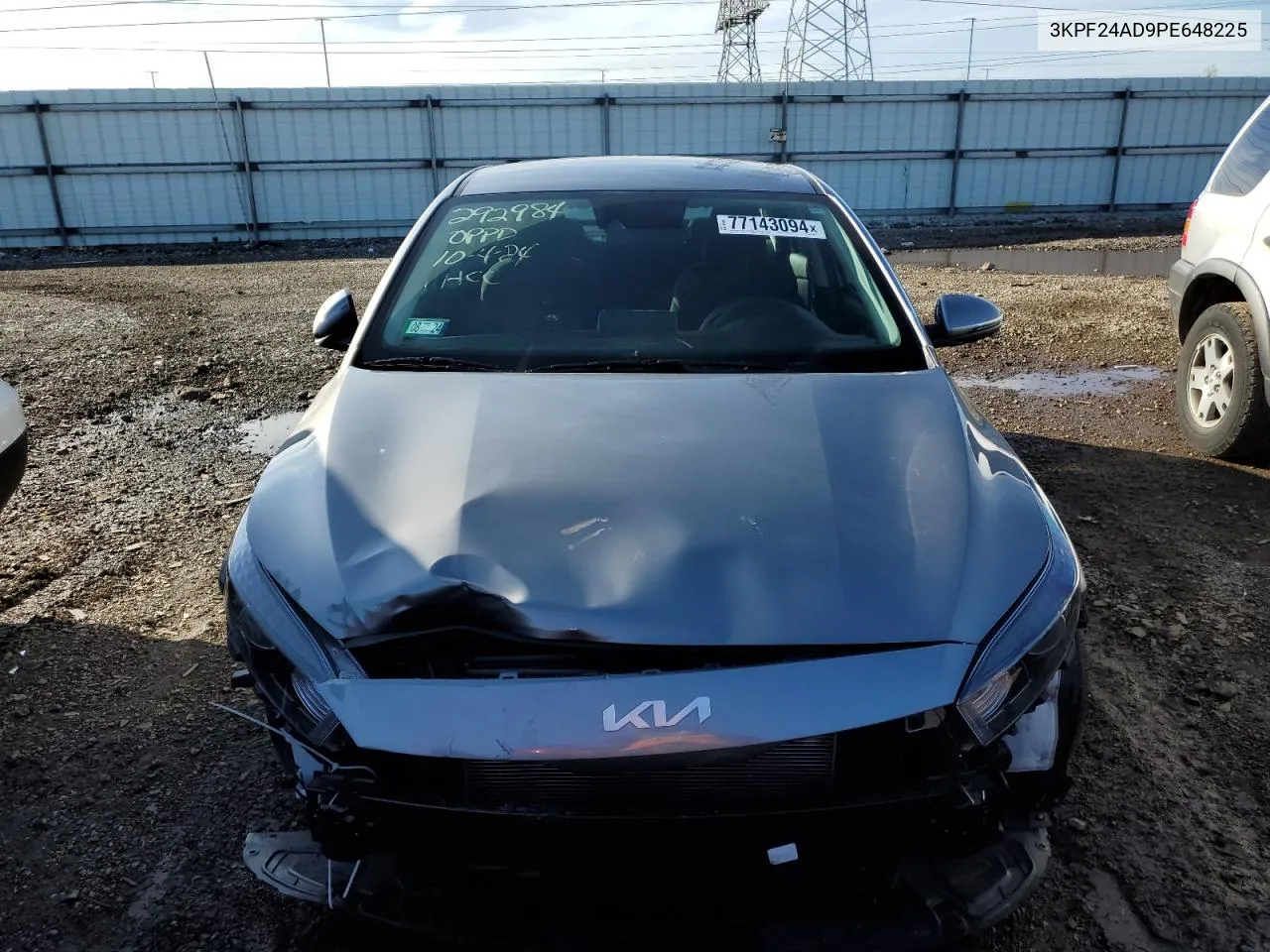 2023 Kia Forte Lx VIN: 3KPF24AD9PE648225 Lot: 77143094