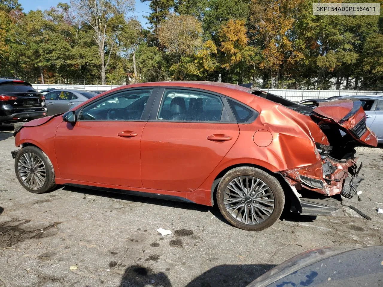 2023 Kia Forte Gt Line VIN: 3KPF54AD0PE564611 Lot: 77841594