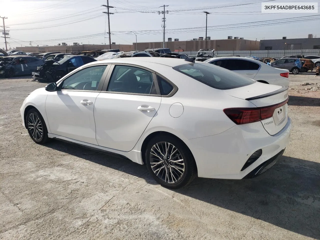 2023 Kia Forte Gt Line VIN: 3KPF54AD8PE643685 Lot: 78952404