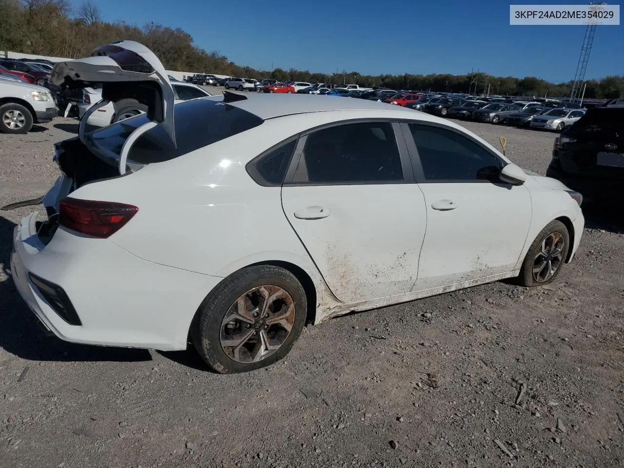 2023 Kia Forte Fe VIN: 3KPF24AD2ME354029 Lot: 80337154