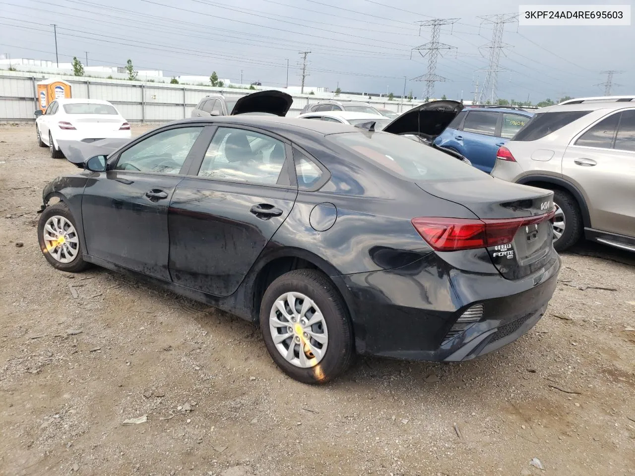 2024 Kia Forte Lx VIN: 3KPF24AD4RE695603 Lot: 59657764