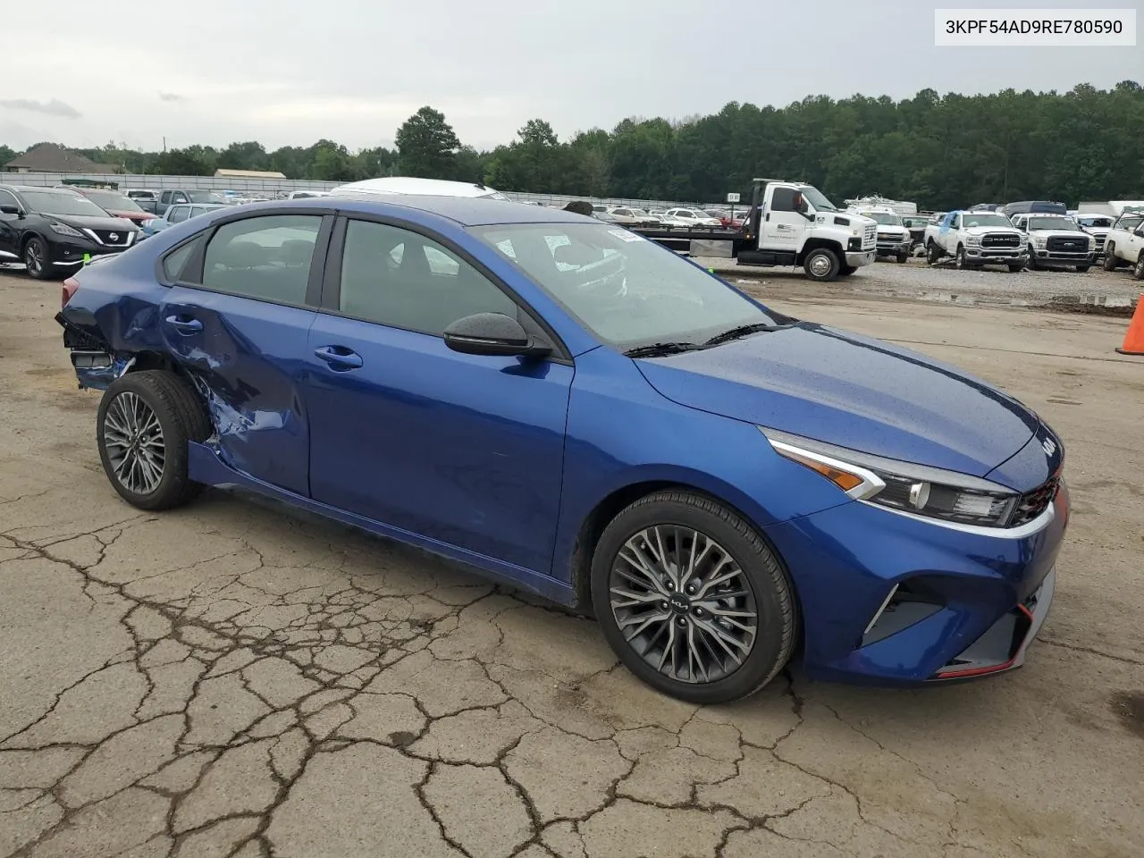 2024 Kia Forte Gt Line VIN: 3KPF54AD9RE780590 Lot: 59889284