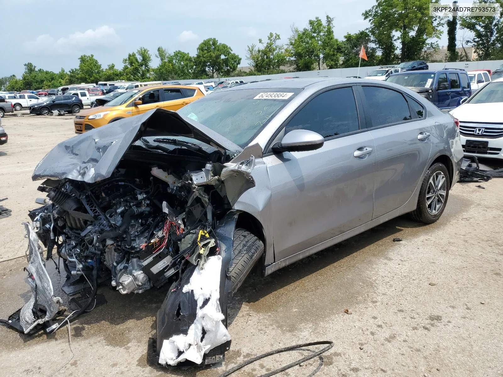 2024 Kia Forte Lx VIN: 3KPF24AD7RE793573 Lot: 62493884