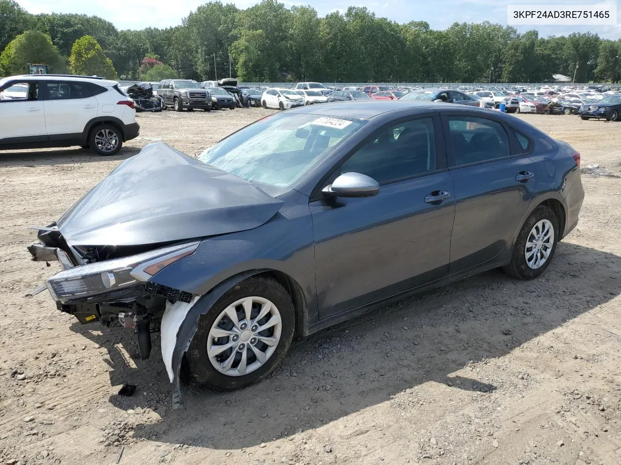 2024 Kia Forte Lx VIN: 3KPF24AD3RE751465 Lot: 67004224