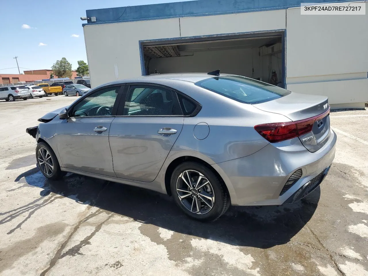 2024 Kia Forte Lx VIN: 3KPF24AD7RE727217 Lot: 68226674