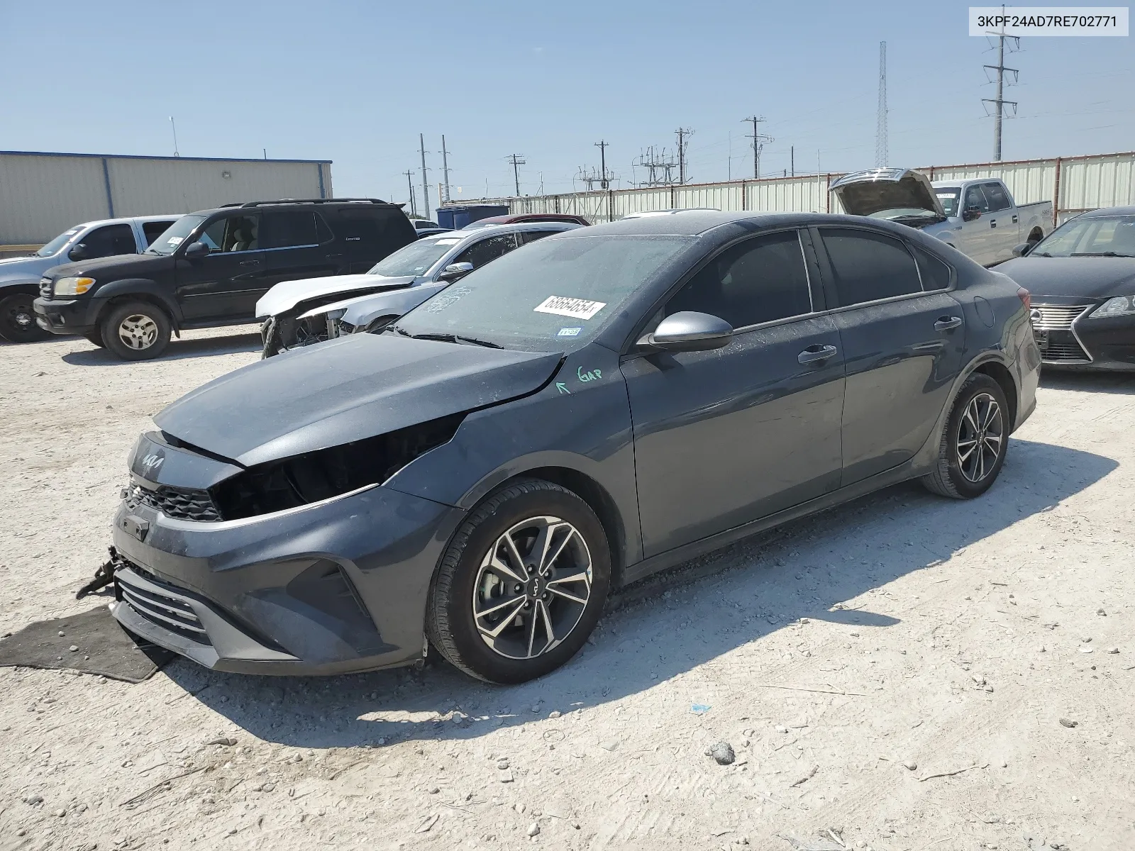 2024 Kia Forte Lx VIN: 3KPF24AD7RE702771 Lot: 68664654