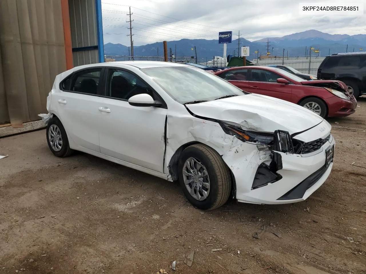 2024 Kia Forte Lx VIN: 3KPF24AD8RE784851 Lot: 68956324