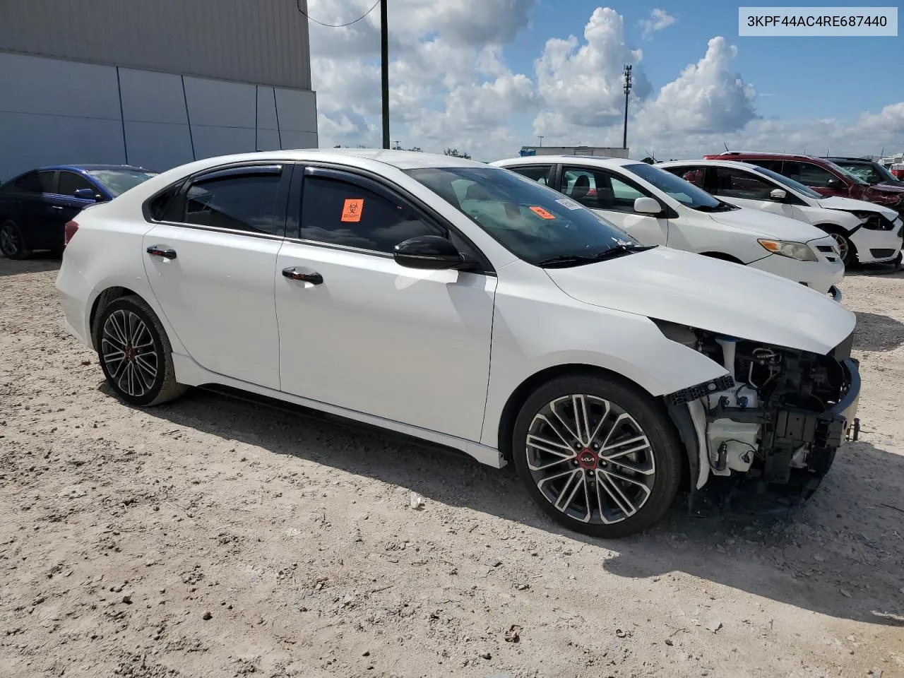 2024 Kia Forte Gt VIN: 3KPF44AC4RE687440 Lot: 69856424